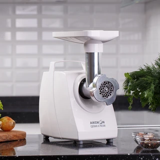 Электромясорубка Аксион М34.04, белый 