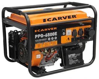 Генератор бензиновый Carver PPG-6500Е (5000 Вт)