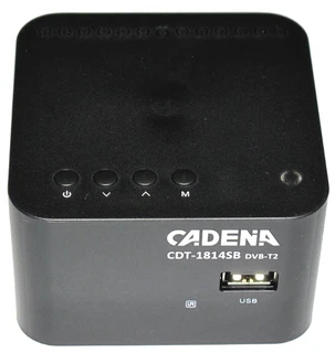 Ресивер DVB-T2 Cadena CDT-1814SB 