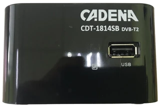 Ресивер DVB-T2 Cadena CDT-1814SB 