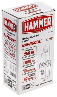Садовый насос Hammer NAP250UC(10) 