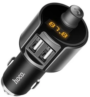 FM-трансмиттер + автомобильное зарядное устройство hoco E19 Smart 