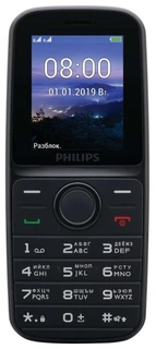 Сотовый телефон Philips Xenium E109 черный 