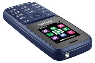 Сотовый телефон Philips Xenium E125 синий 