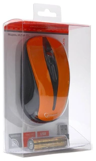 Мышь беспроводная Gembird MUSW-325-O Orange USB 