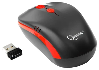 Мышь беспроводная Gembird MUSW-350 Black-Red USB 