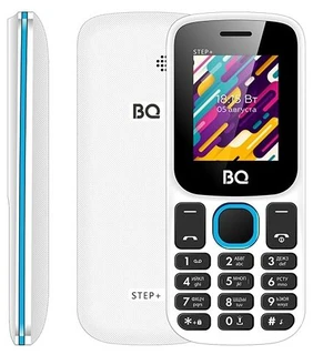 Сотовый телефон BQ Step+ бело-голубой
