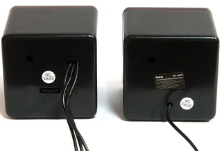 Колонки 2.0 Dialog Colibri AC-04UP, черный/красный 