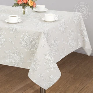 Скатерть из рогожки 150*150 Шантильи 