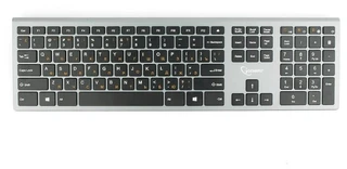 Клавиатура беспроводная Gembird KBW-1 Silver 