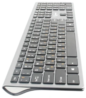 Клавиатура беспроводная Gembird KBW-1 Silver 