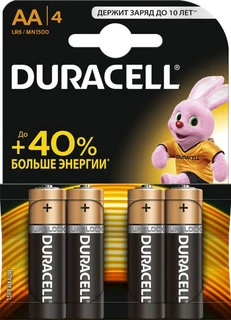 Батарейка Duracell LR6-4BL BASIC