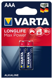 Батарейки Varta Longlife Max Power AAA бл.2 
