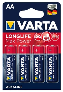 Батарейки Varta Longlife Max Power AA бл.4 