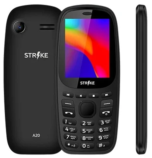 Сотовый телефон Strike A20 черный
