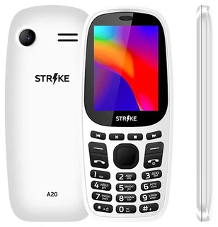 Сотовый телефон Strike A20 белый