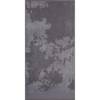 Полотенце Донецкая Мануфактура NUOVE TERRE серый 100х150 см, махра 