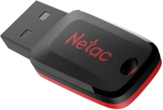 Флеш-накопитель Netac U197 32 ГБ, USB 2.0, черный (NT03U197N-032G-20BK) 