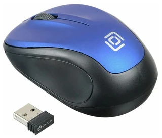 Мышь беспроводная OKLICK 665MW Black-Blue USB 