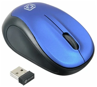 Мышь беспроводная OKLICK 665MW Black-Blue USB 