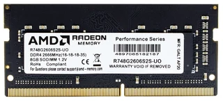 Оперативная память AMD Radeon R7 Performance 8GB (R748G2606S2S-UO)
