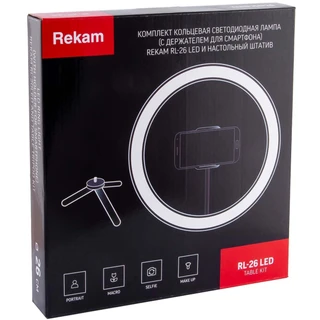 Кольцевая лампа Rekam RL-26 LED Table  Kit 