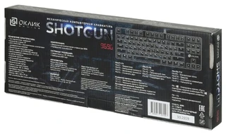 Клавиатура игровая OKLICK 969G SHOTGUN Black USB 