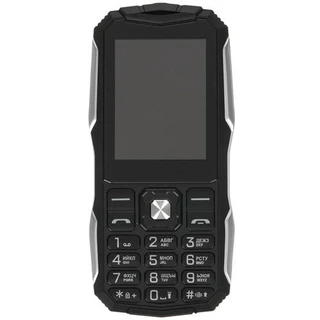 Сотовый телефон Vertex K213 чёрный/металл 