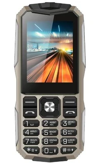 Сотовый телефон Vertex K213 песочный/металл 