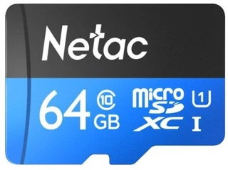 Карта памяти microSDHC Netac P500 Standard 64 ГБ