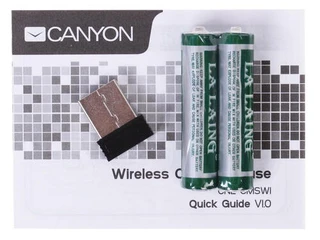 Мышь беспроводная Canyon CNE-CMSW1G Grey USB 