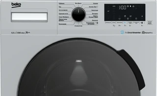 Стиральная машина Beko WSPE6H616S, серебристый 