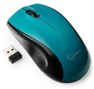 Мышь беспроводная Gembird MUSW-320-B Blue USB 