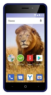 Смартфон 5.0" Vertex Impress Lion Dual Cam (3G) 1Гб/8Гб Sapphire 