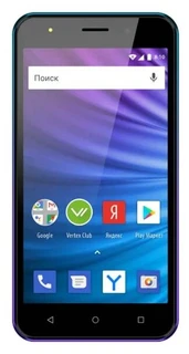 Смартфон 5.0" Vertex Luck L100 (3G) 1Гб/8Гб Dark Blue 