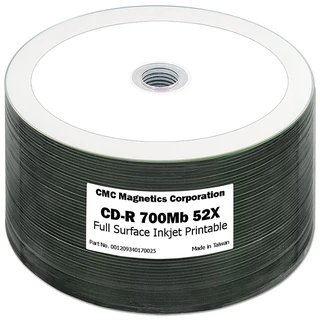 CD-R диск CMC 700Mb 52x Printable упаковка, 50 шт