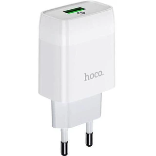 Сетевое зарядное устройство hoco C72Q Glorious, белый