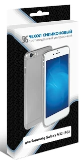 Чехол силиконовый DF sCase-116 для Samsung Galaxy A32, прозрачный