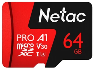 Карта памяти Netac P500 Extreme Pro 64GB 