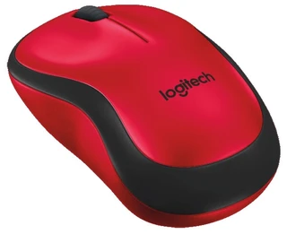 Мышь беспроводная Logitech M220 Silent красный 
