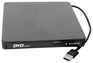 Внешний оптический привод Gembird DVD-USB-03 Black 