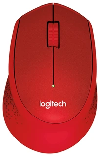 Мышь беспроводная Logitech M330 Silent Plus red USB 