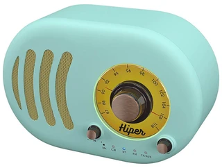 Радиоприемник Hiper Retro S голубой 
