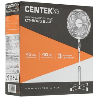 Вентилятор напольный CENTEK CT-5025 Blue 