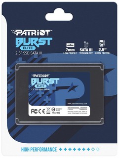 Купить SSD накопитель 2.5" Patriot Memory Burst Elite 240GB (PBE240GS25SSDR) / Народный дискаунтер ЦЕНАЛОМ