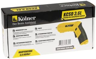 Аккумуляторная отвертка Kolner KCSD 3.6L 