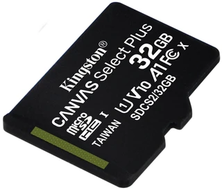 Карта памяти microSDHC 32Гб Kingston CanvSelect Plus SDCS2/32GBSP 