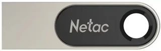 USB-накопитель Netac U278 32 ГБ, USB 2.0, серебристый (NT03U278N-032G-20PN) 