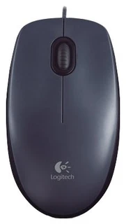 Мышь проводная Logitech M100 Black 