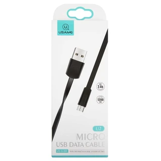 Кабель USB(m) - microUSB Usams U2, 2.0 м, черный